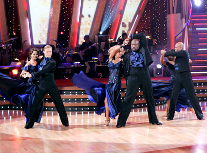 DWTS, Brooke Burke, Warren Sapp, Maurice Greene DWTS, Brooke Burke, Warren Sapp, Maurice Greene